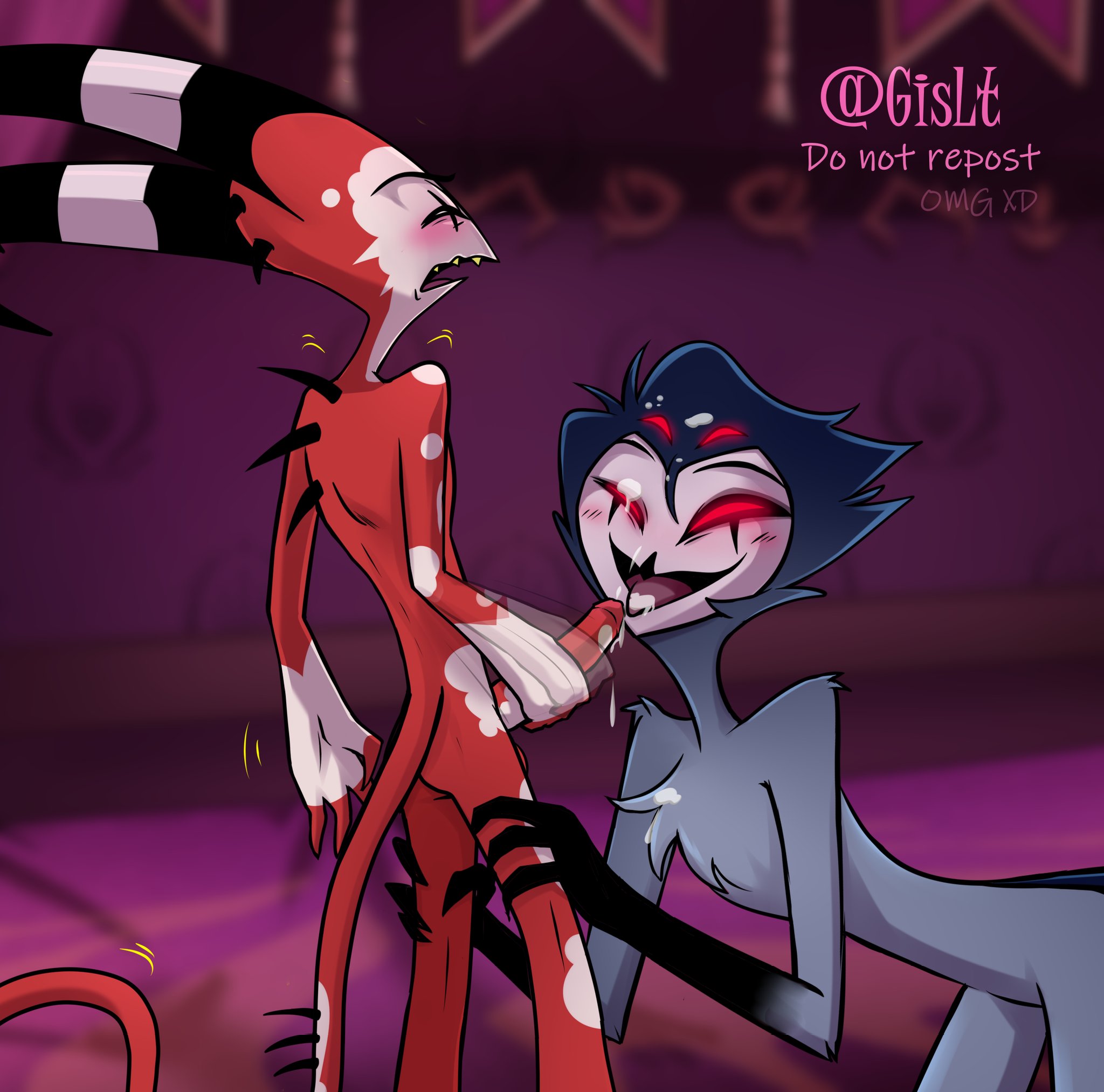 avian, bird, blitzo (helluva boss), demon, dilf, femboy, femboy dilf, gay, gislt, helluva boss, imp, male, male only, owl, owl demon, stolas (helluva boss)