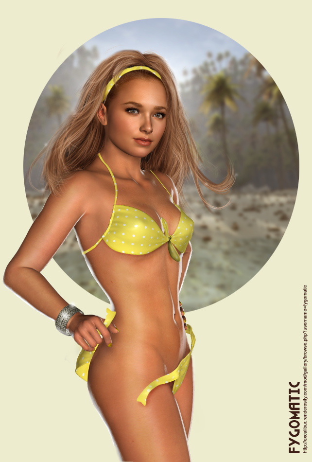 1girls 3d female female_only fygomatic hayden_panettiere human solo tagme