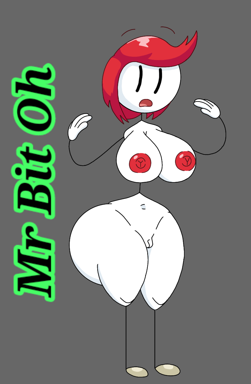 1girls barefoot big_ass big_breasts completely_nude completely_nude_female ellie_rose female female_only full_body henry_stickmin_(game) mob_face mr_bit_oh naked naked_female nude nude_female red_hair solo solo_female stickman