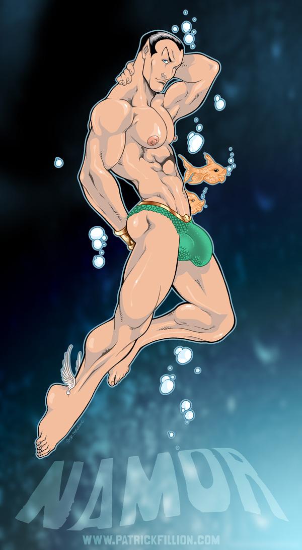 1boy male male_only marvel namor namor_the_sub-mariner patrick_fillion solo tagme