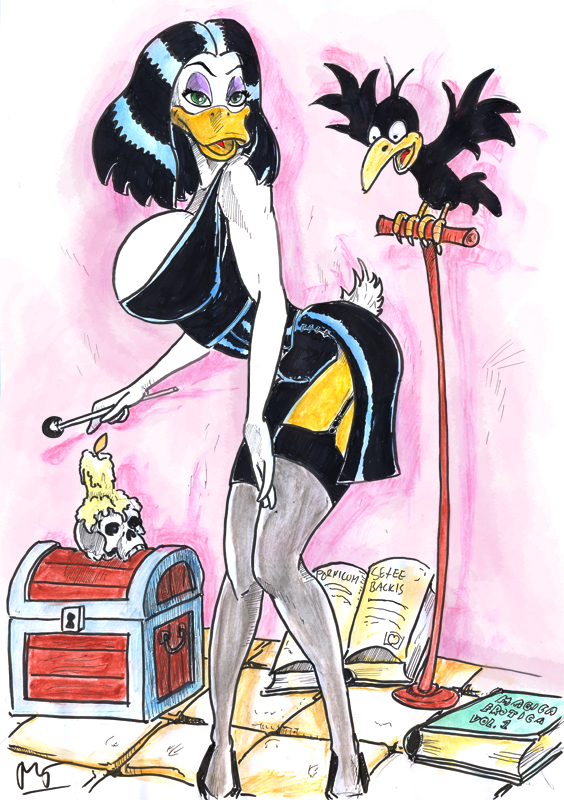 disney ducktales huge_breasts magica_de_spell poe ratface tagme