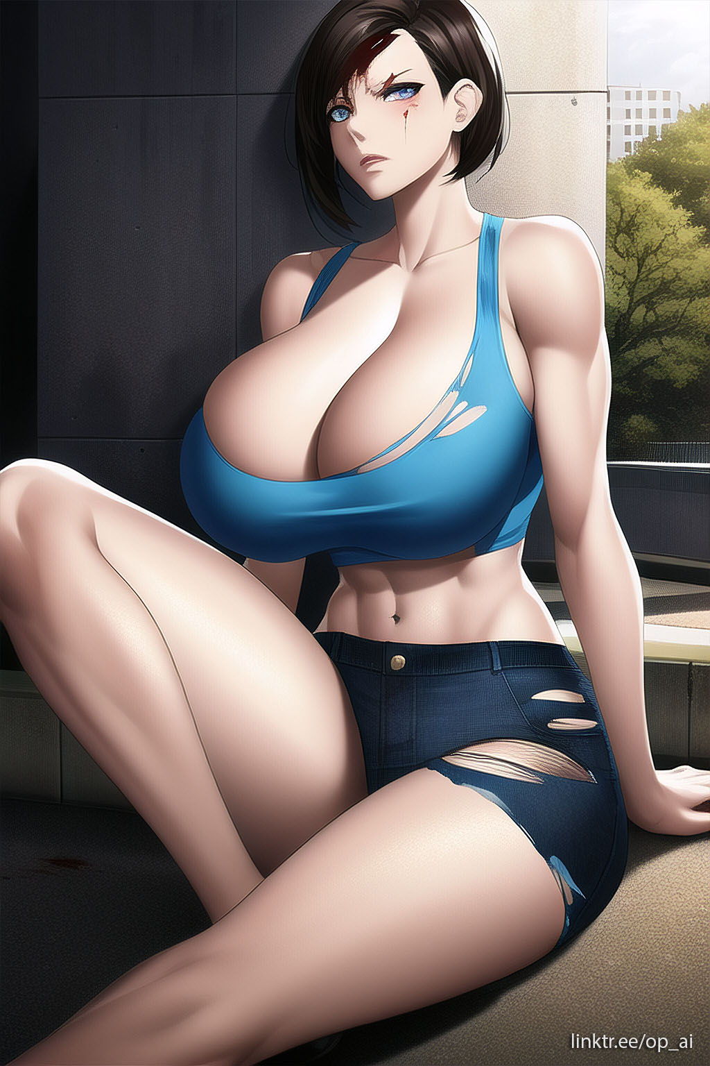 ai_generated jill_valentine op_ai resident_evil short_hair