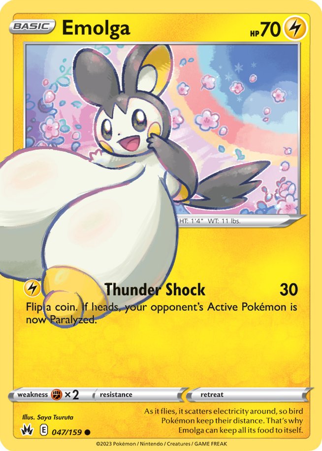 big_breasts breasts card card_(medium) edit emolga female huge_breasts nintendo nipples no_humans pokémon_(species) pokemon pokemon_card pokemon_tcg tagme trading_card zanbonsen