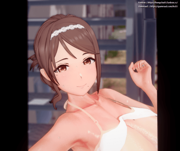 1boy, 1girls, 3d, animated, big breasts, breast piercing, breasts, censored, dark skin, dark-skinned male, female, gif, hongcha03, incest, light skin, light-skinned female, male, mother, mother and son, mrs.baek (hongcha), naked, naked female, nude, nude female, original, original character, original characters, pierced nipples, piercing, pleasure face, recording, waving, waving at viewer