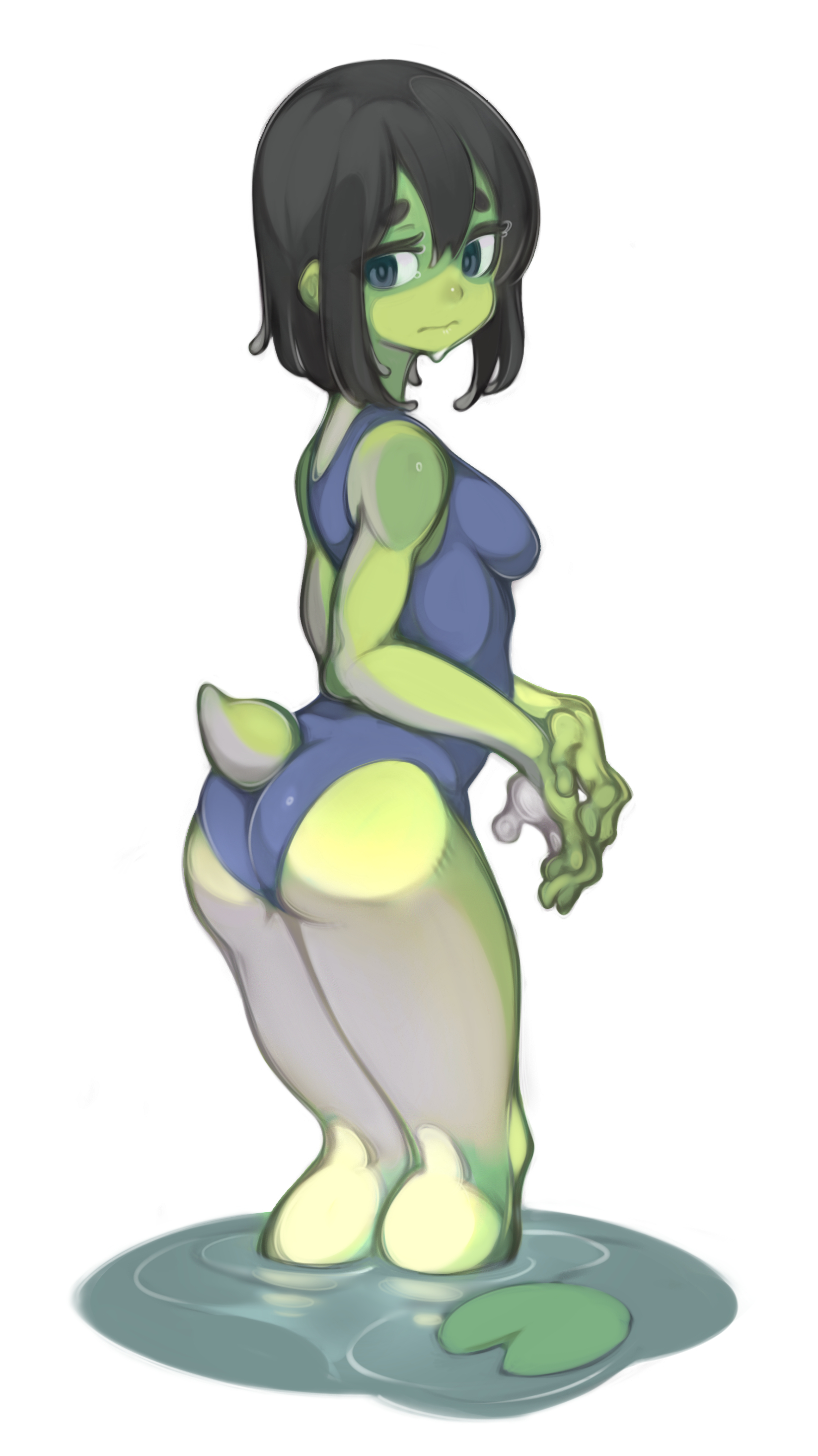 1girls, ass, big ass, big breasts, breasts, character request, cute, female, lentiyay, little tail, tagme, tail, thick thighs