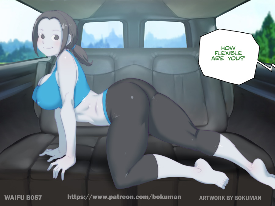 1girls, bokuman, color, english text, female, female only, nintendo, solo, tagme, text, wii fit, wii fit trainer, wii fit trainer (female)