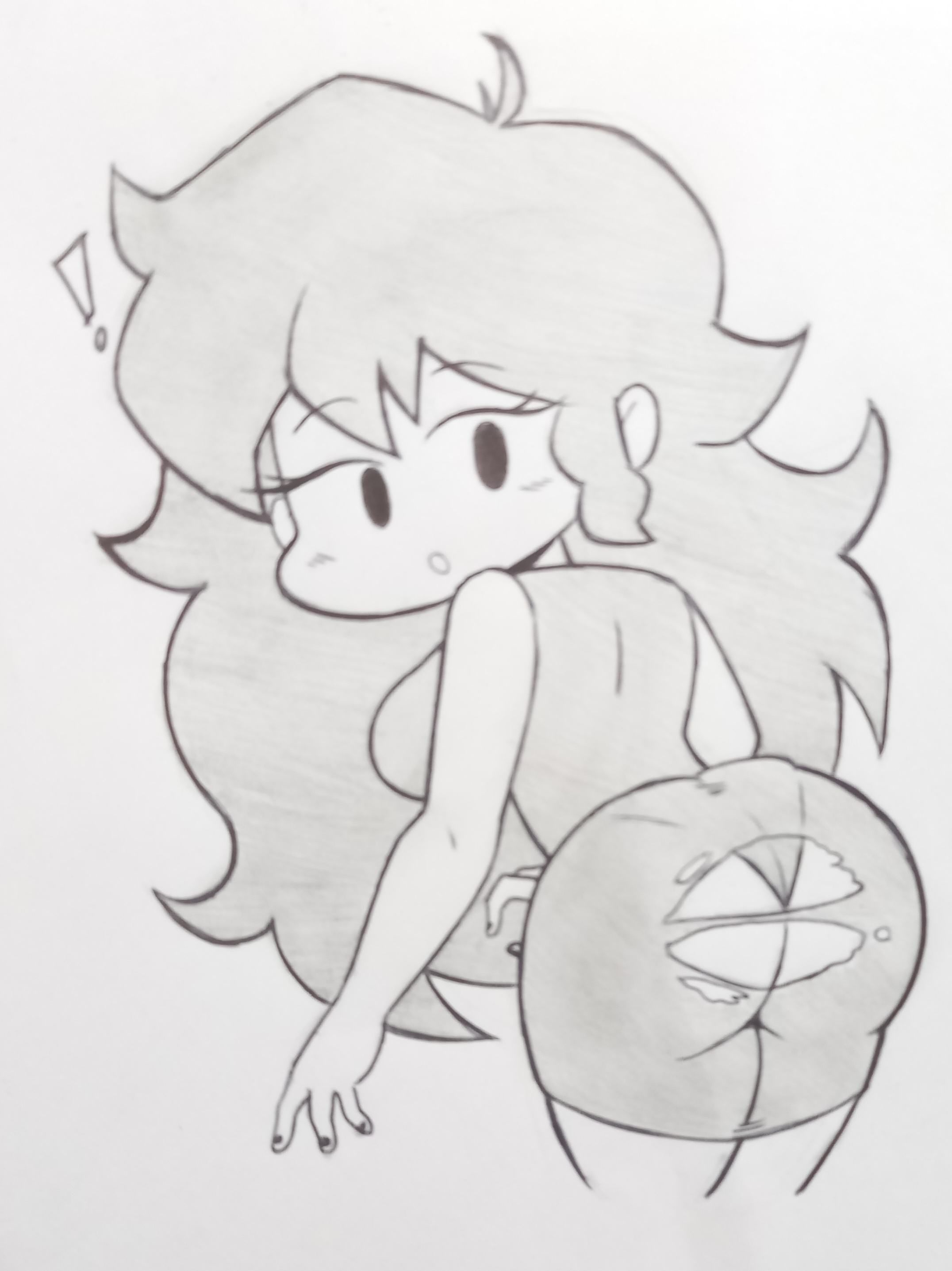 !, accidental exposure, ass, ass in dress, female, friday night funkin, girlfriend (friday night funkin), panties, ripped clothing, starrock64, torn clothes, underwear