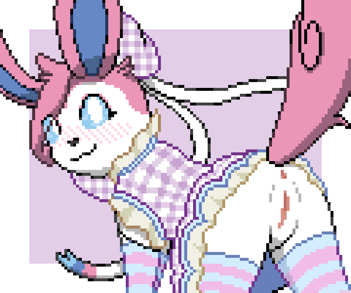 2023 6:5 :3 anus ass blush border checkered_style_sylveon clothed clothed_feral clothing digital_media_(artwork) dizzy_(goldenautilus) dress eeveelution female feral footwear fur furry furry_only generation_6_pokemon genitals holowear_(pokemon) legwear looking_at_viewer looking_back mammal nintendo pattern_clothing pattern_footwear pattern_legwear pattern_socks pixel_(artwork) pokemon pokemon_(species) pokemon_unite presenting presenting_anus presenting_hindquarters presenting_pussy pussy simple_background socks solo striped_clothing striped_footwear striped_socks stripes sylveon tail white_border zabozamojo zoophilia