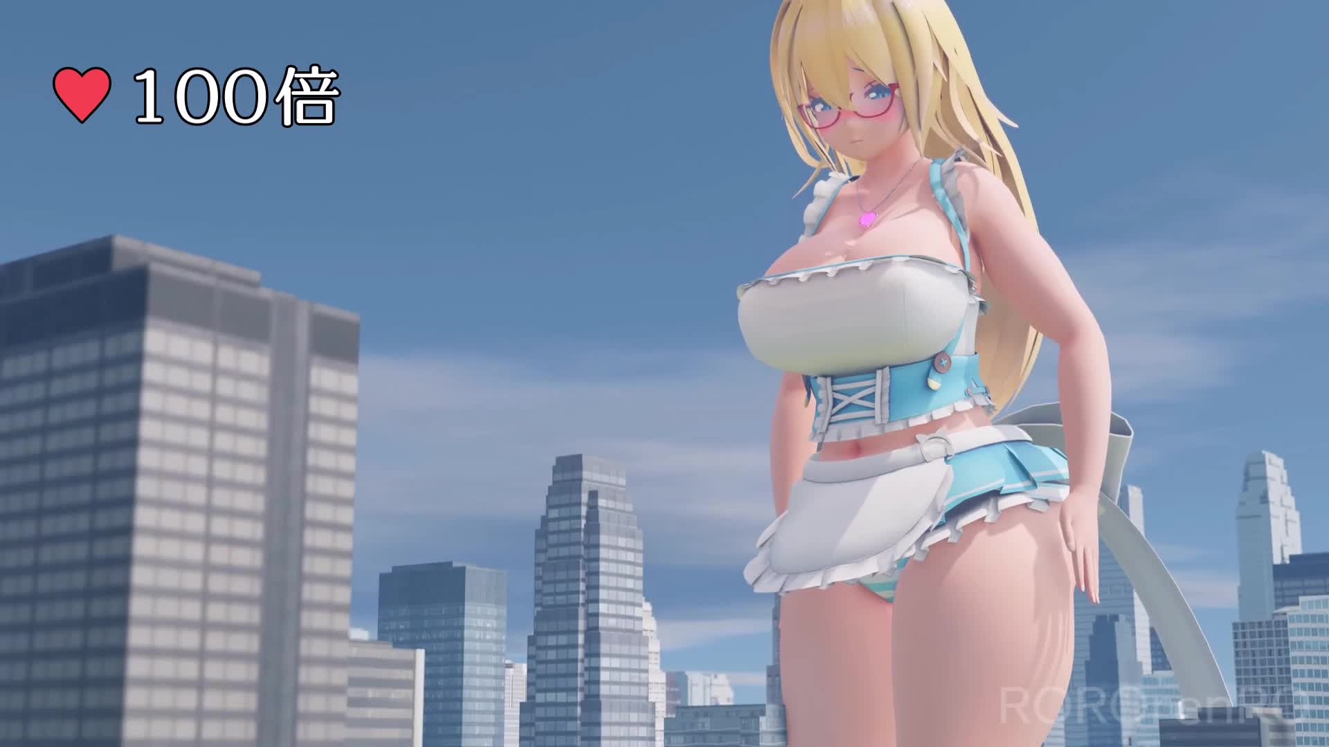 ROROrenRO commanding the world as a giantess