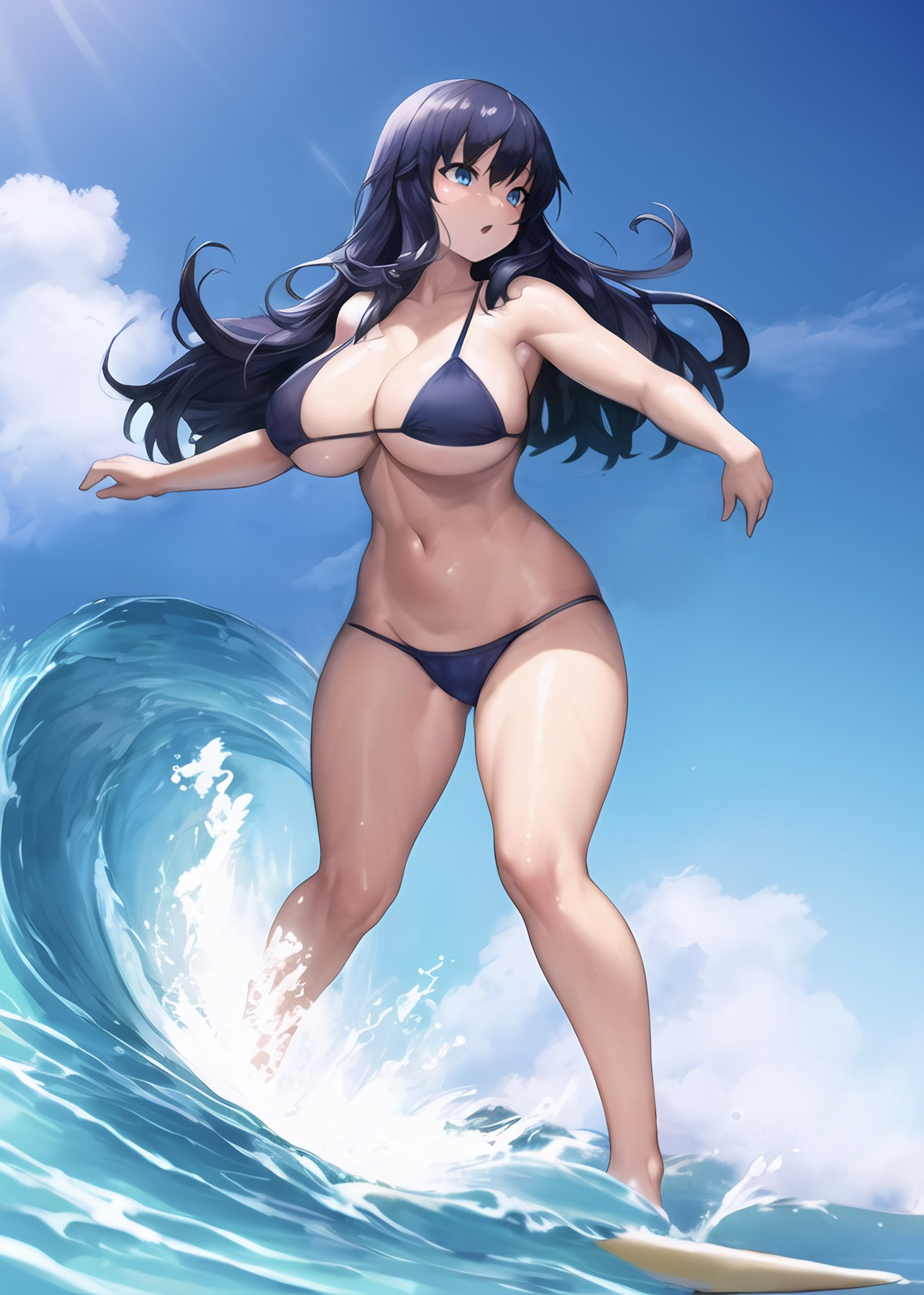 1girls, 2023, ai generated, character request, copyright request, curvaceous, curvy, curvy figure, female, female focus, female only, highres, looking at viewer, stable diffusion, stuffyai