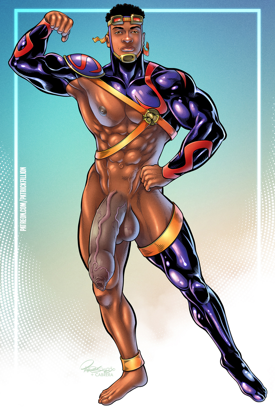 1boy abs african african_male biceps big_cock big_penis class_comics dark-skinned_male dark_skin flaccid flaccid_penis flexing huge_balls huge_cock huge_penis hyper hyper_genitalia hyper_penis male male_focus male_only melanin muscles muscular muscular_arms muscular_ass muscular_back muscular_legs muscular_male muscular_thighs naked_justice_(class_comics) nipples patrick_fillion pecs posing size_king_(class_comics) solo solo_male uncut veins veiny_penis