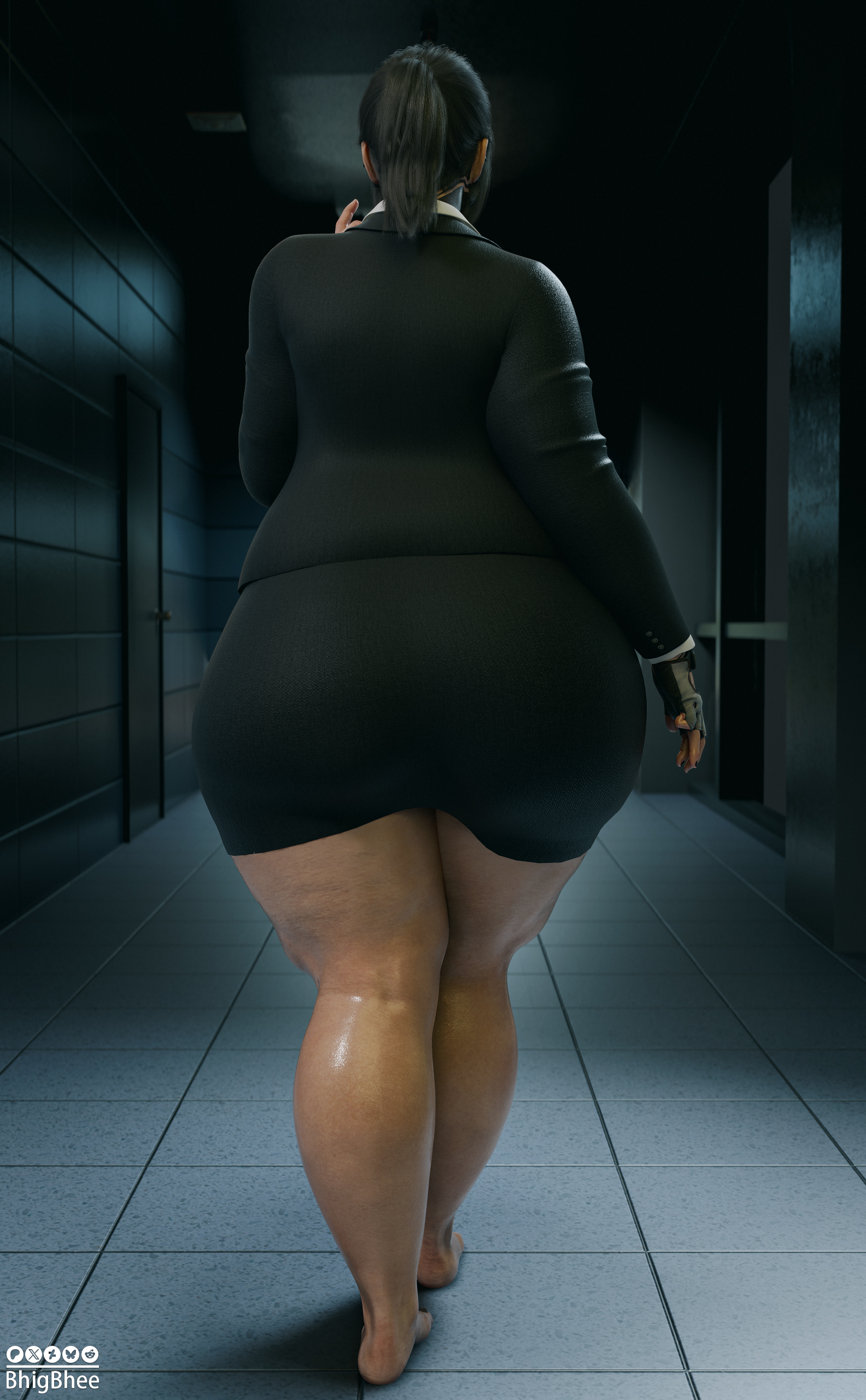 1girls, 3d, 3d (artwork), ass, ass bigger than head, back view, bbw, bhigbhee, big ass, big butt, black hair, black hair female, butt, call of duty, chubby, chubby female, dark hair, dark hair female, dat ass, digital media (artwork), dumptruck ass, dumptruck butt, emma kagan, fat, fat ass, fat butt, fat female, female, female only, huge ass, huge butt, large ass, large butt, long hair, massive ass, massive butt, no shoes, overweight, overweight female, ponytail, ponytail (hair), ponytail female, ponytail hair, solo female, thick ass, thick thighs