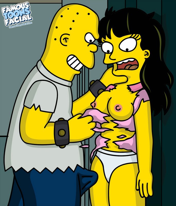 breasts bulge clothes color famous-toons-facial female human indoors jessica_lovejoy kearney_zzyzwicz male nipples standing straight tagme the_simpsons