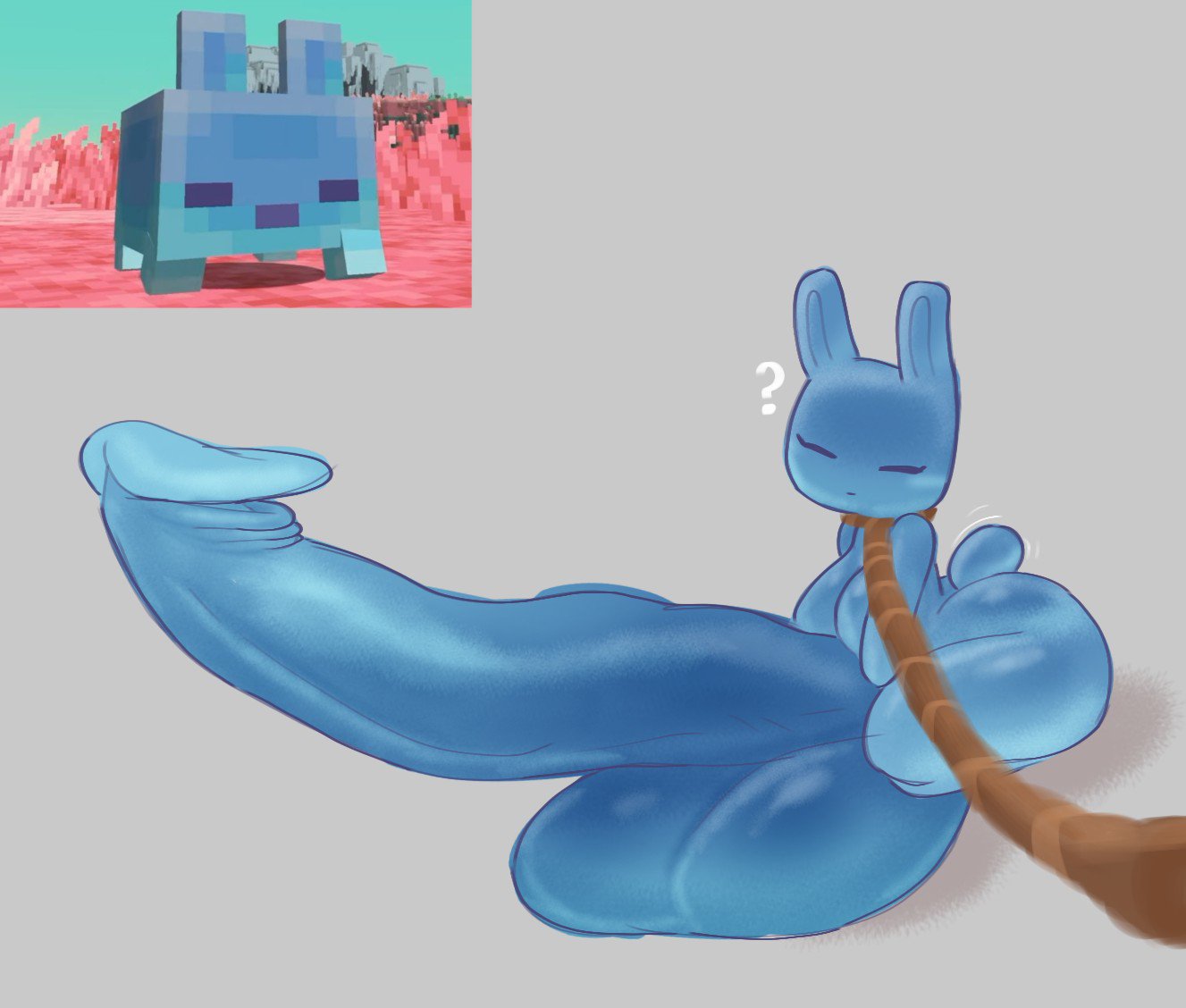 blub (minecraft), cock, futa, hyper, mapuliart, minecraft, tagme