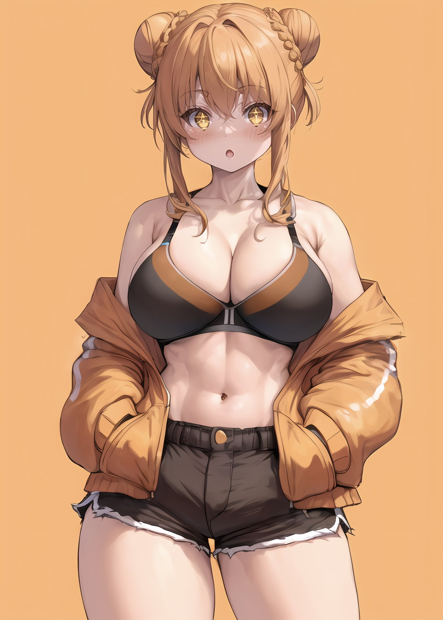 1girls, 2023, ai generated, big breasts, breasts, curvaceous, curvy female, female, female focus, female only, hairbun, hi res, high resolution, looking at viewer, original, original character, seductive look, stable diffusion, stuffyai