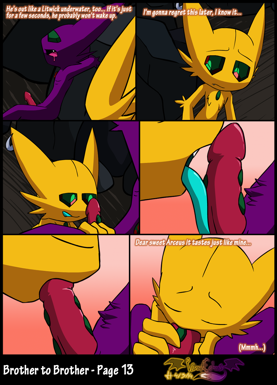 ... 2014 anthro armpits bloodstone brother close-up closed_eyes comic cyan_tongue ear_piercing english_text erection fellatio fur furry furry_only gay gem_(character) half-closed_eyes hi_res incest licking male nintendo nude open_mouth oral oral_sex penis piercing pokémon_(species) pokemon sableye sex sharp_teeth shiny_pokemon sibling sitting sleeping teeth text tongue tongue_out vibrantechoes video_games