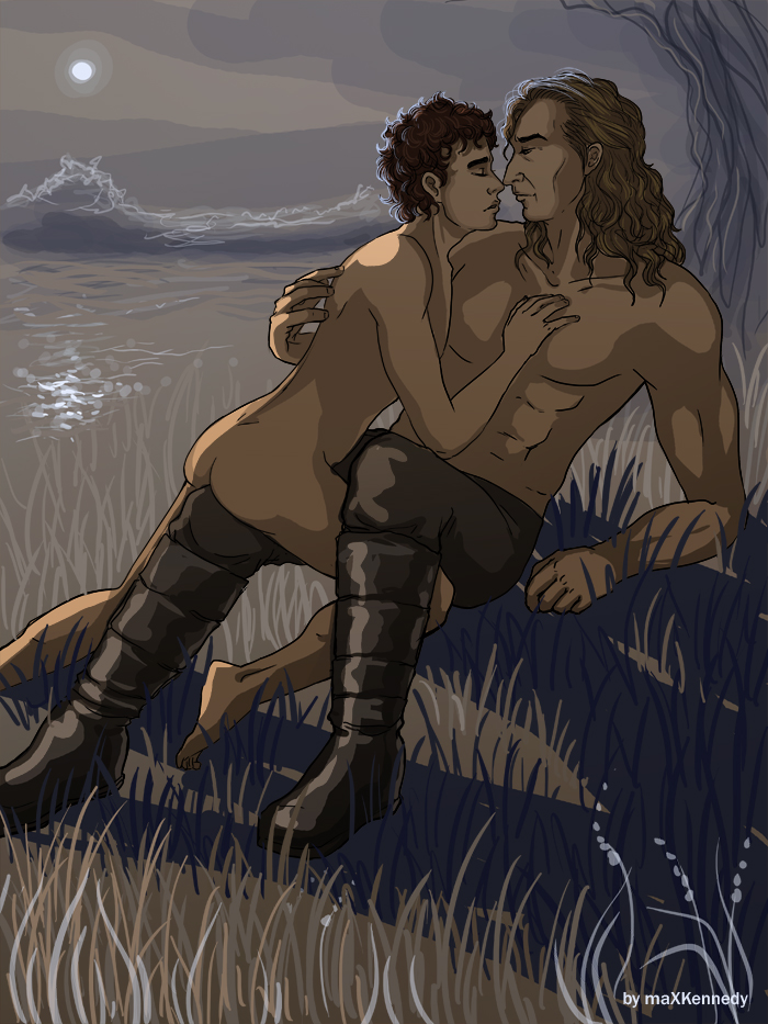 ass boots gay human long_hair_male male male_only maxkennedy muscular_male nude_male outside partially_clothed season_of_the_witch tender yaoi