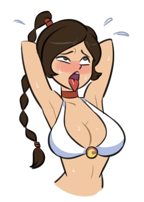 1girls ahegao armpits arms_behind_head avatar_the_last_airbender bikini_bra blush blushing braided_ponytail brown_hair implied_cowgirl_position implied_sex large_breasts light-skinned_female orgasm_face pale-skinned_female samson_00 sweat sweatdrop sweating sweaty swimsuit tongue_out ty_lee white_bikini