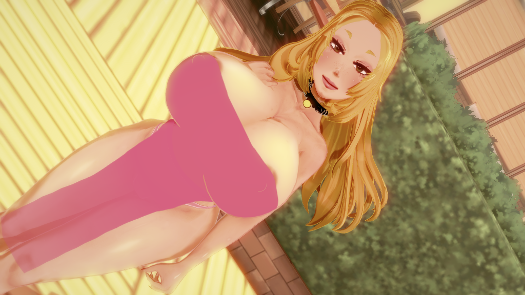 1girls 3d 3d_(artwork) american_dad big_breasts female female_only francine_smith illusion_soft koikatsu koikatu milf mother pixiv solo sun_light