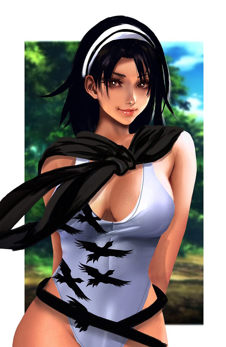 asian asian_female bandai_namco black_hair cleavage dark_hair fanart japanese jun_kazama kazama_jun kittymiya looking_at_viewer mature milf namco namco_bandai smiling tagme tan tanned tanned_female tanned_skin tekken tekken_2 tekken_8 tekken_bloodline tekken_tag_tournament tekken_tag_tournament_2 tekken_the_motion_picture twitter