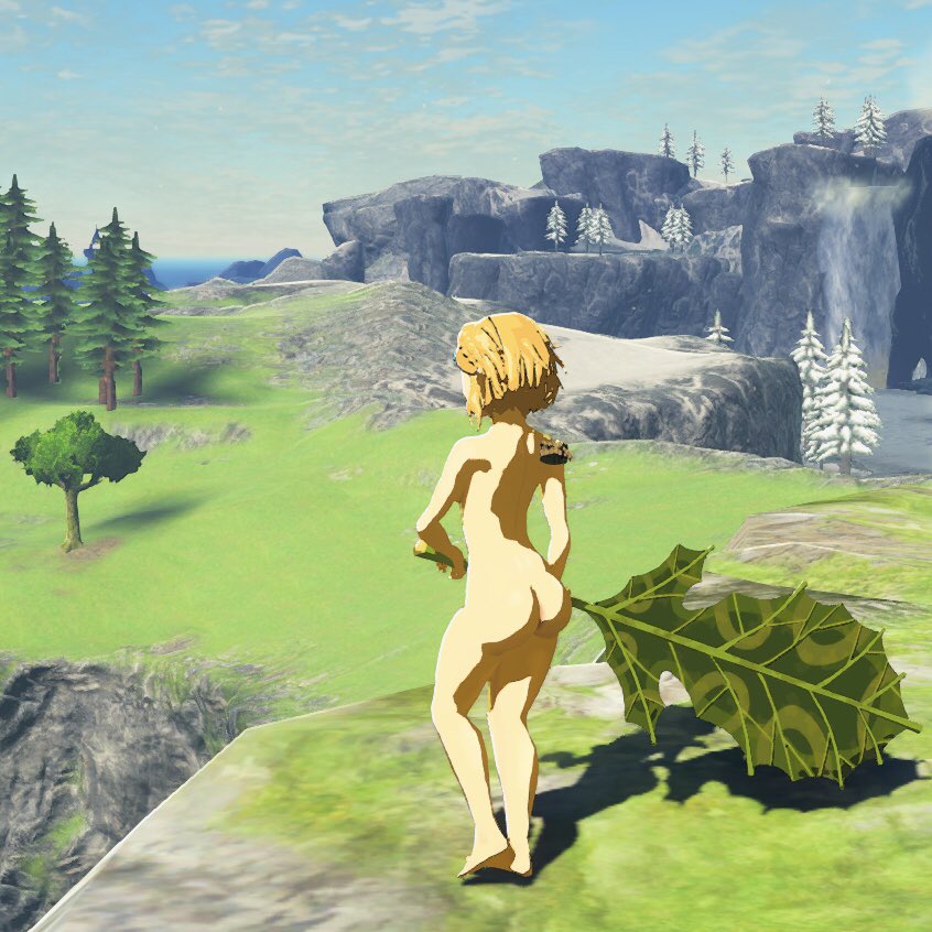 ass, blonde hair, breasts, female, mod, nude, princess zelda, tears of the kingdom, the legend of zelda, zelda (tears of the kingdom)