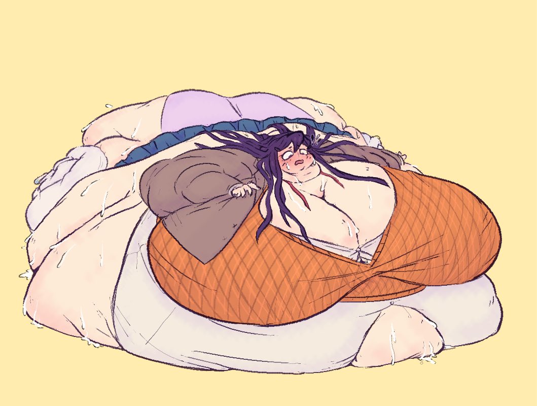 ass, bbw, belly, big ass, big belly, big breasts, breasts, curvy, doki doki literature club, fat, fat ass, fat belly, fat butt, fat female, fat thighs, female, female only, huge ass, huge belly, huge breasts, huge thighs, hyper ass, hyper belly, hyper breasts, hyper thighs, immobile, large ass, large belly, large breasts, large thighs, morbidly obese, morbidly obese female, obese, obese female, overweight, overweight female, purple hair, ssbbw, sweat, sweatdrop, thick arms, thick thighs, tight clothing, trmtum, yuri (doki doki literature club)