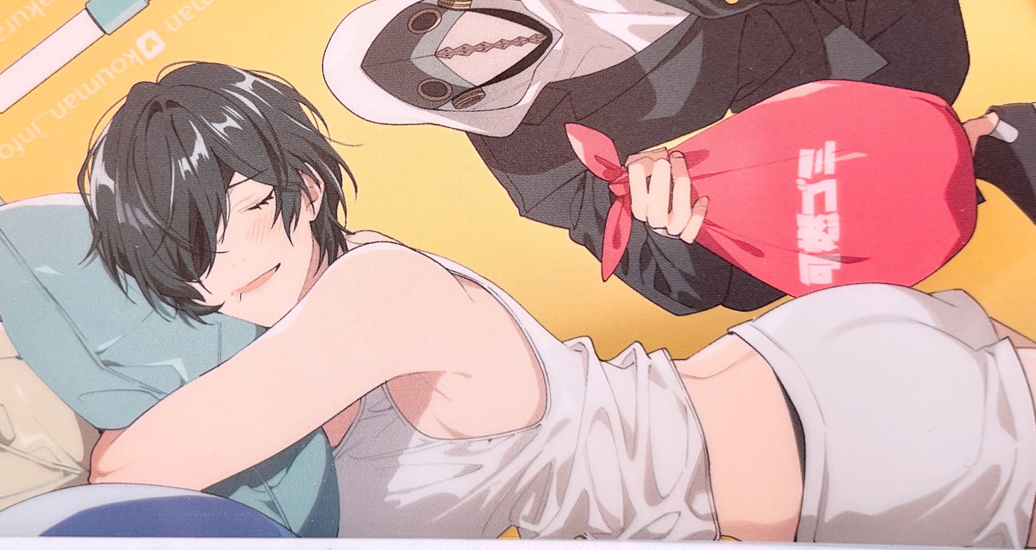 1girls, ass, ass focus, big ass, big breasts, breasts, chainsaw man, female, female focus, himeno (chainsaw man), light skin, light-skinned female, liowig, sideboob, sleeping, violence fiend (chainsaw man)