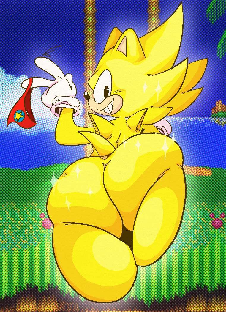 1boy ass ass_focus big_ass big_butt butt butt_focus femboy looking_at_viewer looking_back male male_only panties qoolguyart sonic_(series) sonic_the_hedgehog sonic_the_hedgehog_(series) sonic_the_hedgehog_2 super_sonic