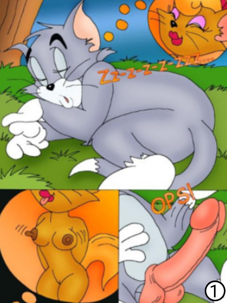 anthro breasts comic domestic_cat dream duo erection felid feline felis female fur grey_body grey_fur humanoid male mammal metro-goldwyn-mayer nude orange_body orange_fur page_1 sleeping sound_effects tom_and_jerry tom_cat unknown_artist vowelless vowelless_sound_effect zzz