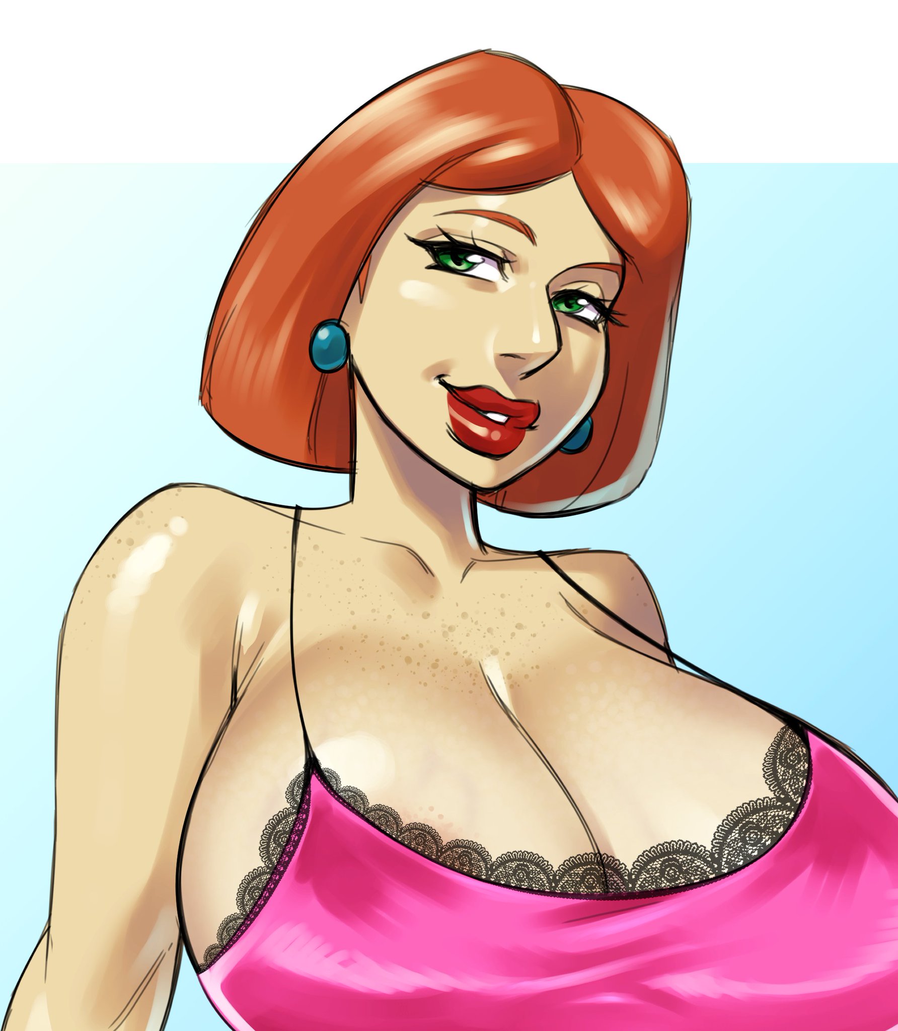 1girls, 20th century fox, ass, athletic, athletic female, big ass, big breasts, breasts, busty, cleavage, curvaceous, curvy, digital drawing (artwork), digital media (artwork), family guy, female, female only, fit, fit female, hips, hourglass figure, huge ass, huge breasts, human, iacolare, jacogram, large ass, large breasts, legs, light skin, light-skinned female, lips, lois griffin, milf, mother, partially clothed, thick, thick legs, thick lips, thick thighs, thighs, top heavy, upper body, voluptuous, wide hips