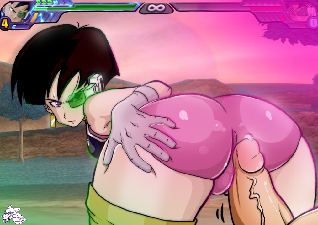 1girls ass ass_focus ass_grab bardock bent_over black_hair breasts brown_hair buttjob cameltoe clothed_female_nude_male dat_ass dragon_ball dragon_ball_z earrings female gloves gmeen green-tinted_eyewear headset light-skinned_female light_skin looking_back milf outdoors penis precum purple_eyes saiyan scouter seripa short_hair smash spandex sweat tail thighhighs tinted_eyewear veiny_penis