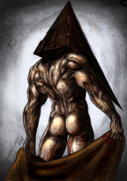 male_only pyramid_head silent_hill silent_hill_(film) silent_hill_homecoming solo tagme