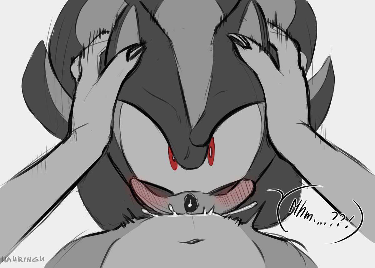 blowjob, comic, deepthroat, gay, hand on head, hauringu, male, male/male, sega, shadow the hedgehog, sonadow, sonic (series), sonic the hedgehog, sonic the hedgehog (series), speech bubble, tagme, yaoi