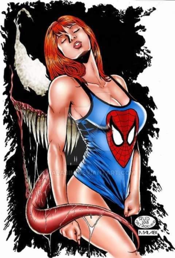 1girls 2013 alien artist_logo artist_name big_breasts breasts curvy dated deviantart female light-skinned_female light_skin marvel marvel_comics mary_jane_watson red_hair rud_patrocinio spider-man_(series) symbiote themed_clothes venom_(marvel) voluptuous voluptuous_female watermark wide_hips