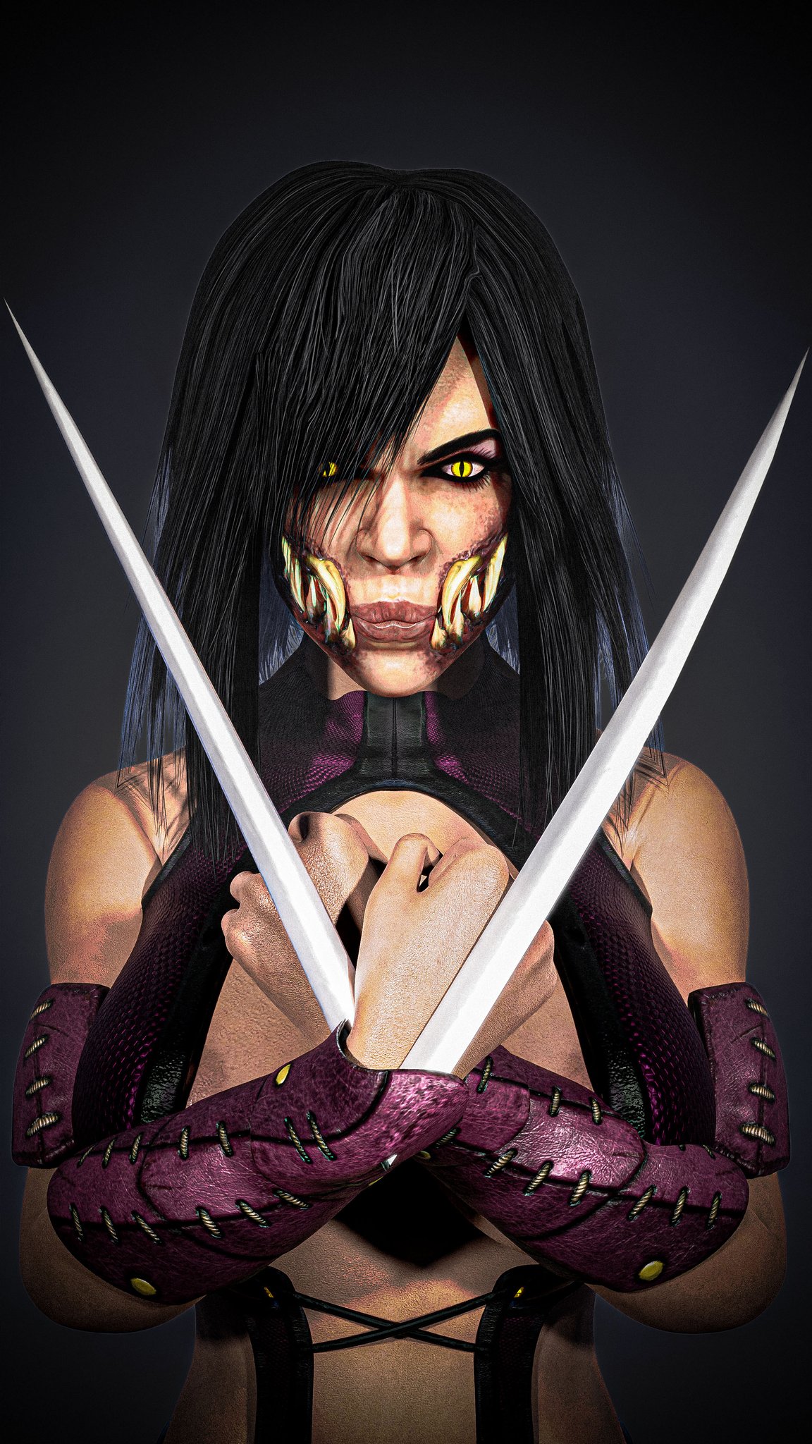 1girls, 3d, alternate version available, athletic, athletic female, big breasts, black hair, breasts, brown hair, busty, cleavage, curvaceous, curves, curvy, curvy figure, dark hair, edenian, female, fit, fit female, hair, hips, hourglass figure, huge breasts, humanoid, hybrid, kunoichi, large breasts, legs, light skin, light-skinned female, medium hair, mehlabs, midway, mileena, monster, monster girl, mortal kombat, mortal kombat (2011), mortal kombat x, netherrealm studios, ninja, outworld, outworlder, solo, stomach, straight hair, tarkatan, thick legs, thick thighs, thighs, toned, toned female, video game, voluptuous, wide hips, yellow eyes