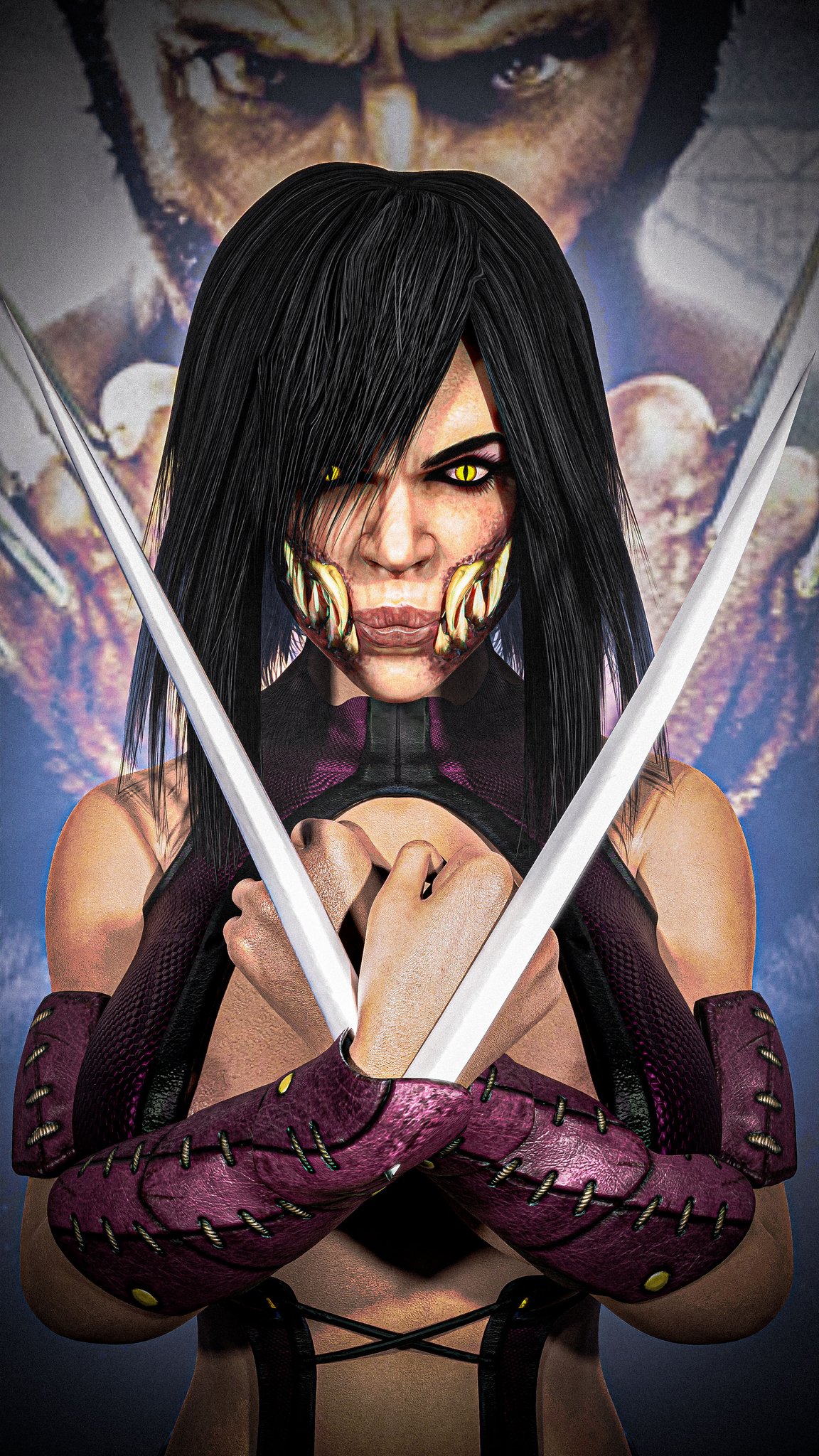 1girls, 3d, alternate version available, athletic, athletic female, big breasts, black hair, breasts, brown hair, busty, cleavage, curvaceous, curves, curvy, curvy figure, dark hair, edenian, female, fit, fit female, hair, hips, hourglass figure, huge breasts, humanoid, hybrid, kunoichi, large breasts, legs, light skin, light-skinned female, male, medium hair, mehlabs, midway, mileena, monster, monster girl, mortal kombat, mortal kombat (2011), mortal kombat x, netherrealm studios, ninja, outworld, outworlder, solo, stomach, straight hair, tarkatan, thick legs, thick thighs, thighs, toned, toned female, unseen male face, video game, voluptuous, wide hips, yellow eyes