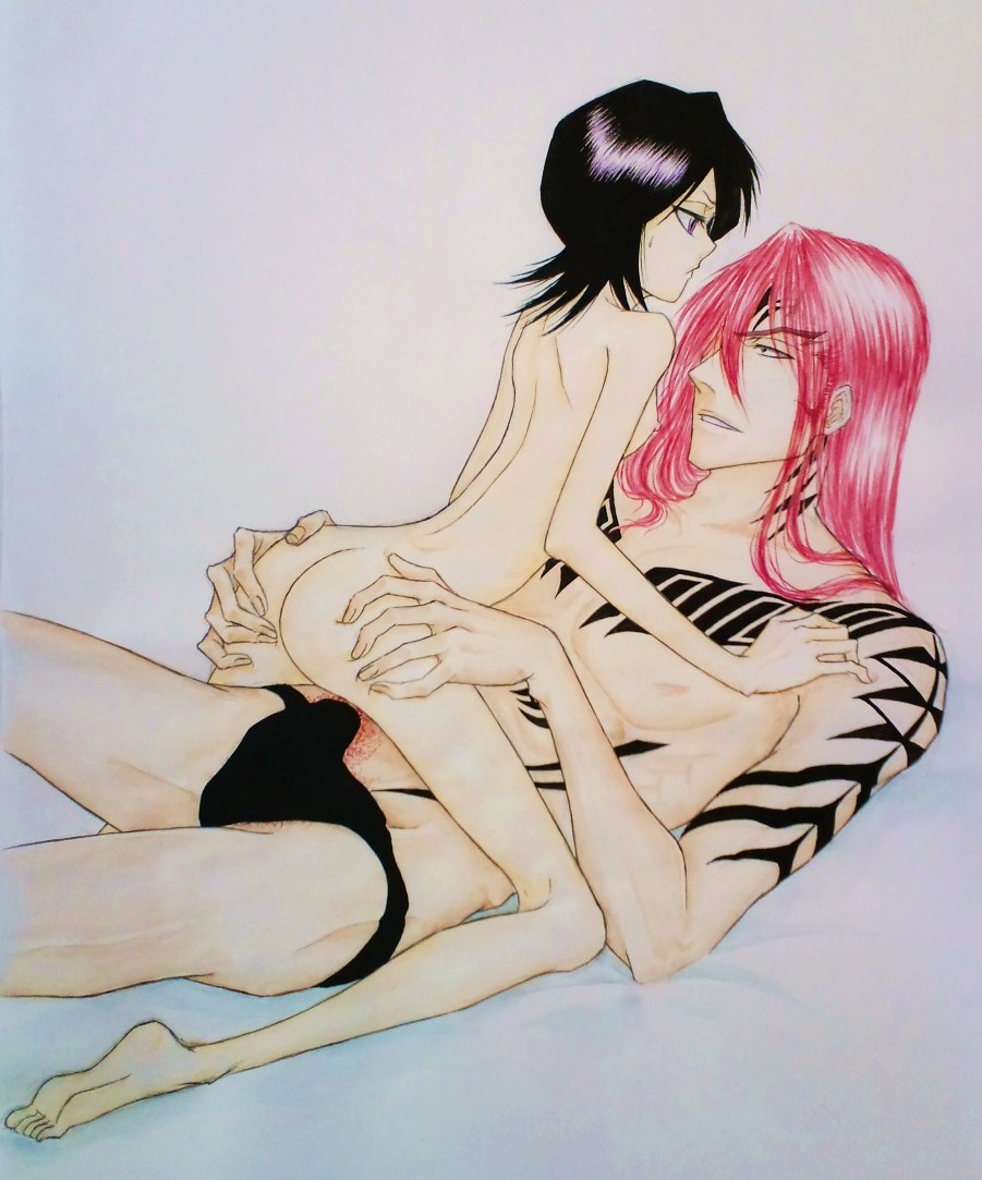 abarai_renji bleach kuchiki_rukia male renji_abarai tagme