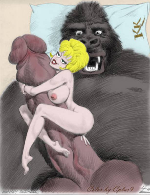 2003 annie_fanny colored cplus9 crossover giant huge_penis julius_zimmerman king_kong king_kong_(series) little_annie_fanny nude nude_female penis size_difference smaller_female tagme