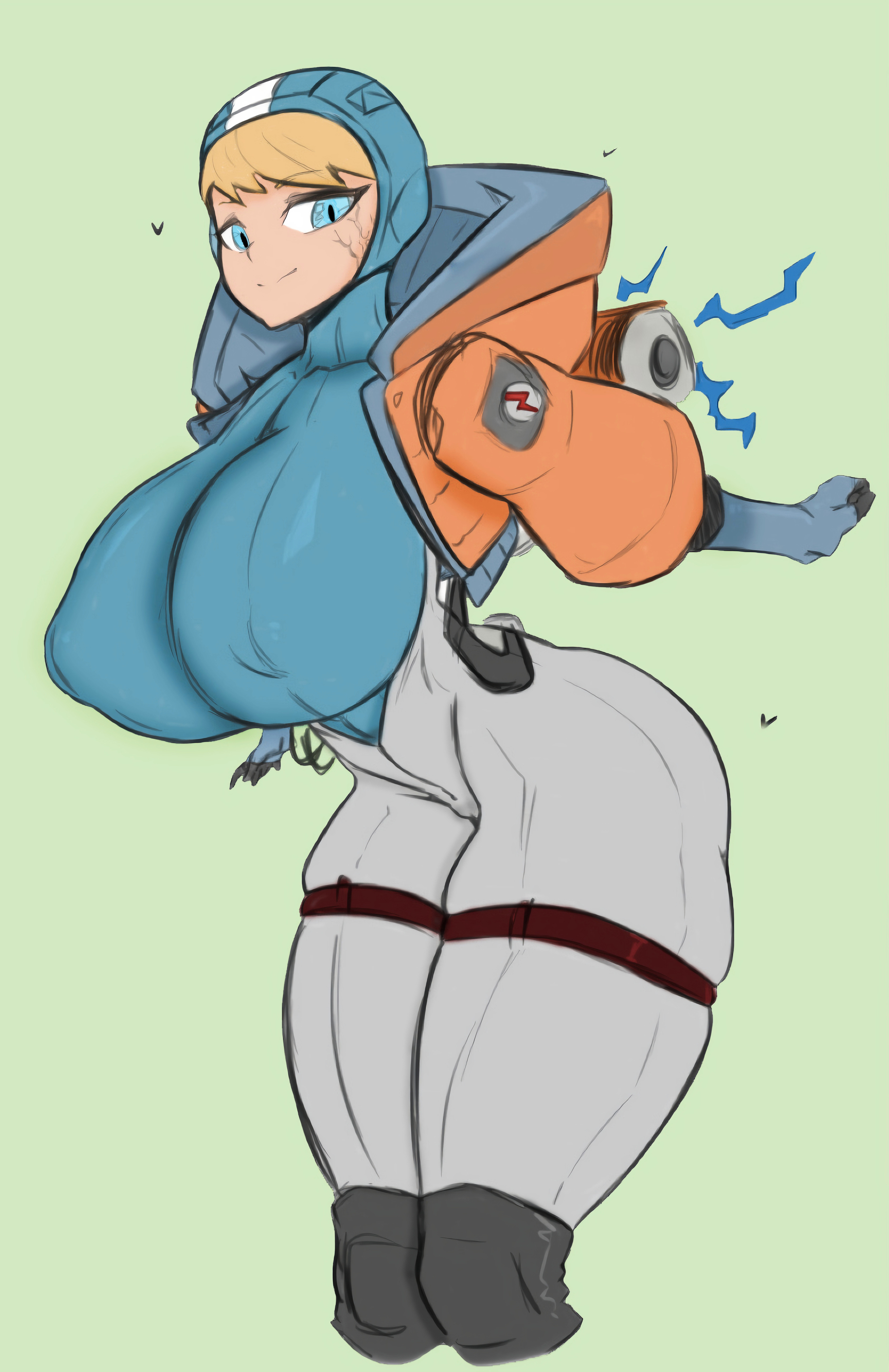 1girls, 2022, apex legends, ass, big ass, big breasts, big nipples, bottom heavy, breasts, bubble ass, bubble butt, female, giant ass, giant breasts, gigantic ass, huge breasts, looking at viewer, massive ass, massive breasts, massive butt, massive thighs, nipples visible through clothing, outgrowing clothes, puffy nipples, stretched clothing, thick, thick ass, thick hips, thick legs, thick thighs, tight clothing, tight fit, tight pants, voluptuous, wattson (apex legends)