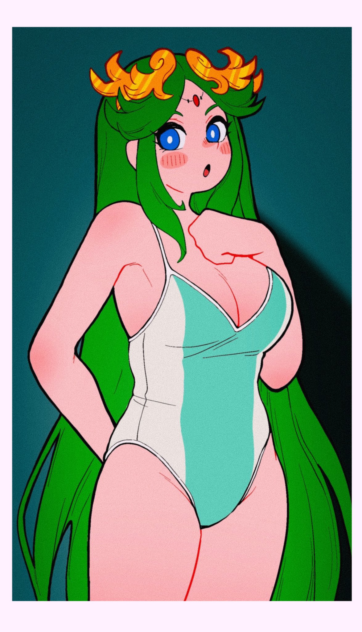 Green Hair Rule 34 Image