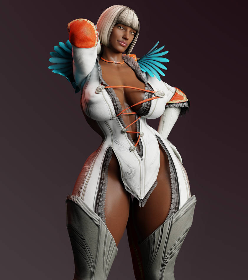 1girls 3d athletic athletic_female big_ass big_breasts breasts brown-skinned_female brown_body brown_skin busty capcom cleavage dark-skinned_female dark_hair dark_skin devil_may_cry devil_may_cry_4 digital_media_(artwork) eyebrows eyelashes eyes female gloria_(devil_may_cry) hair hips holahov hourglass_figure huge_ass huge_breasts human large_breasts legs lips mature mature_female thick thick_ass thick_legs thick_lips thick_thighs thighs top_heavy trish_(devil_may_cry) upper_body voluptuous waist wide_hips