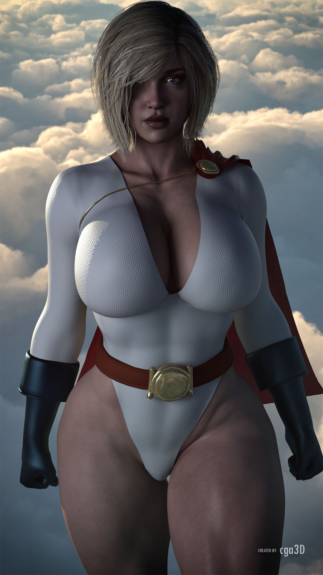 1girls, 3d, 3d (artwork), abs, alien, alien girl, ass, athletic, athletic female, big breasts, blender, blender (software), blonde hair, blue eyes, breasts, busty, cape, cga3d, curvy, curvy female, dc, dc comics, erotichris, female, female only, fully clothed, hourglass figure, injustice 2, kara zor-l, karen starr, large breasts, power girl, short hair, signature, solo, solo female, superman (series), text, thick, thick ass, thick thighs, voluptuous, wide hips