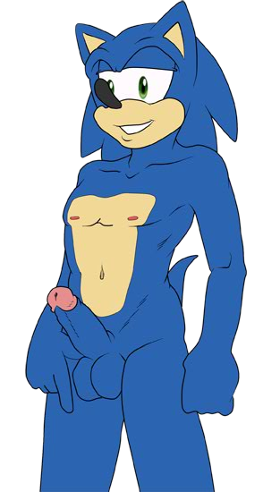 anthro aval0nx babysitting_cream blue_arms color erection fur furry hedgehog male male_only nude penis solo sonic_(series) sonic_the_hedgehog standing tagme