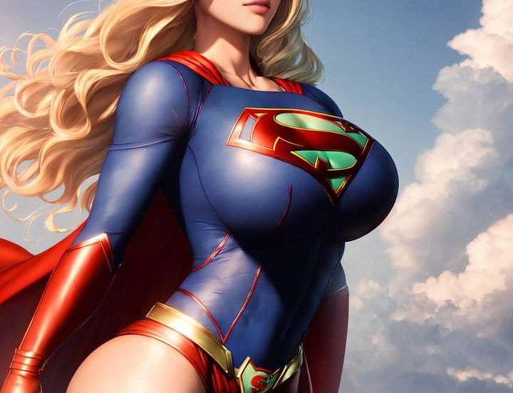 1girls, ai generated, big breasts, blonde hair, breasts, curvaceous, curvaceous body, curves, curvy, curvy body, curvy female, curvy figure, dc, dc comics, female, female only, hourglass figure, huge breasts, kara zor-el, kryptonian, light skin, light-skinned female, solo, supergirl, superheroine, superman (series), voluptuous, voluptuous female