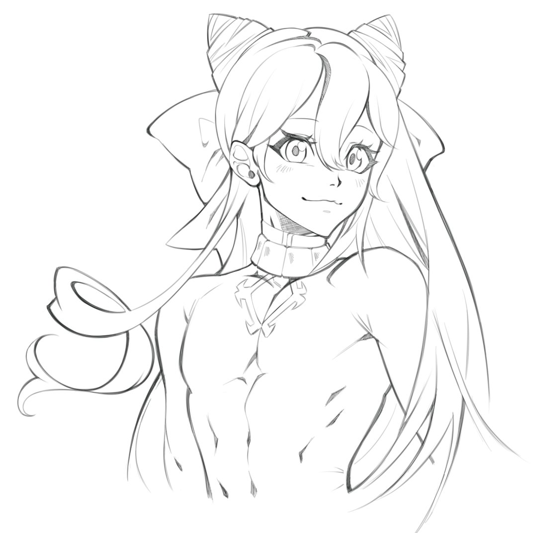 1boy, androgynous, bow, cone hair bun, drill hair, femboy, fire emblem, fire emblem engage, hair bun, hairbow, long hair, long sleeves, looking at viewer, male, male focus, male only, nintendo, otoko no ko, pectorals, rosado (fire emblem), sketch