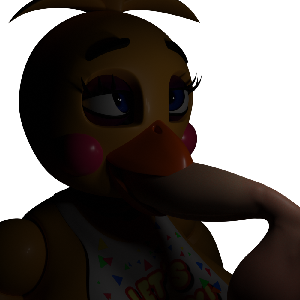 3d blender five_nights_at_freddy's fnaf penis render robot_girl runaboo_chica straight toy_chica_(fnaf)