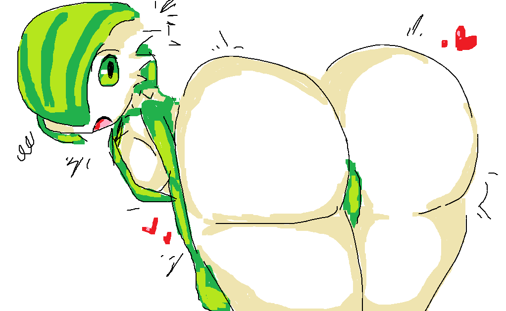 barely_clothed big_breasts bikini game_freak gardevoir generation_3_pokemon humanoid looking_at_viewer looking_back microsoft_paint nintendo panties pokémon_(species) pokemon pokemon_(species) presenting presenting_ass presenting_pussy showing_ass storm_yyyy underwear