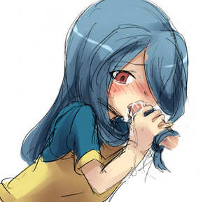 blue_hair femboy ichirouta_kazemaru inazuma_eleven penis tagme yaoi