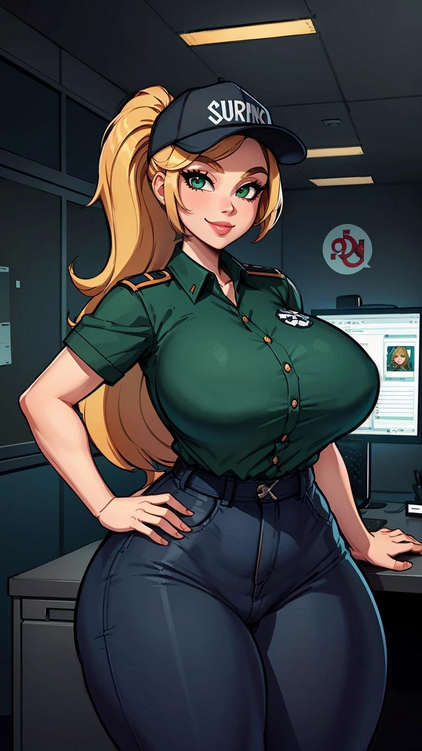 1girls, ai generated, big breasts, breasts, female, female only, five nights at freddy's, five nights at freddy's: security breach, fnaf, scottgames, solo, tagme, thick thighs, thunder thighs, vanessa (fnaf)