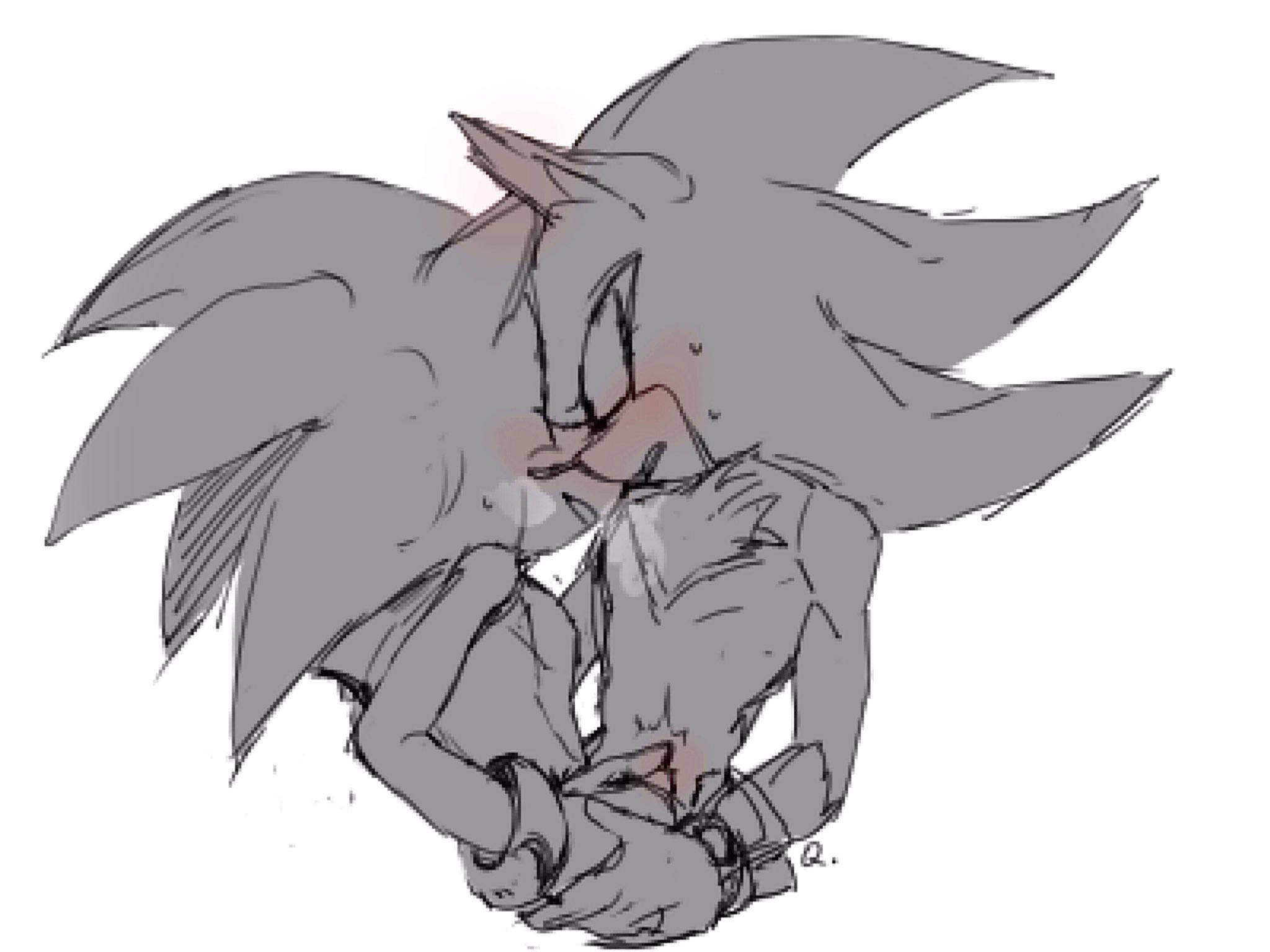 handjob, male, penis, shadow the hedgehog, sonadow, sonic (series), sonic the hedgehog, yaoi